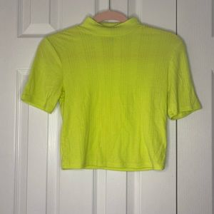 Forever 21 Turtle Neck Crop Top